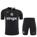 Chelsea  Training  Fans Kits  Black 1:1 Quality Soccer Jersey 25-26 (Kids And Man )