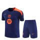 Barcelona Training  Fans Kits Blue   1:1 Quality Soccer Jersey 25-26 (Kids And Man )