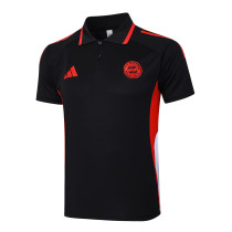 Bayern Munich Polo Fans  Black  1:1 Quality Soccer Jersey  25-26