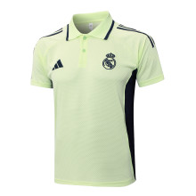 Real Madrid  Polo Fans Green 1:1 Quality Soccer Jersey  25-26