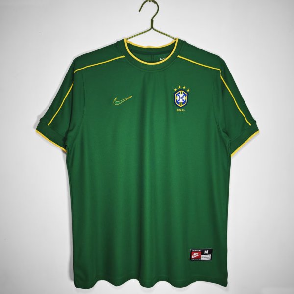 Retro Brazil Goalkeeper 1:1 Quality Soccer Jersey  1998