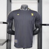 Manchester United t-shirt Special Edition Fans Black 1:1 Quality Soccer Jersey    25-26