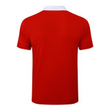 PSG Paris Polo Fans Red 1:1 Quality Soccer Jersey  25-26
