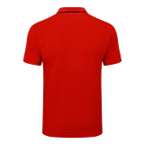 Manchester United Polo Retro Fans  Red 1:1 Quality Soccer Jersey  25-26