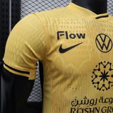 Al Ittihad Saudi  Third Away Yellow Player 1:1 Quality Soccer Jersey 25-26
