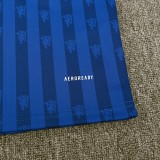 Manchester United Polo Fans Blue 1:1 Quality Soccer Jersey  25-26