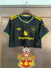 Manchester United Third Away Women 1:1 Quality Soccer Jersey   25-26