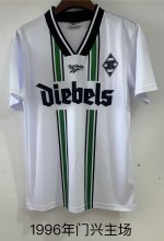 Retro Monchengladbach  Retro  White Fans 1:1 Quality Soccer Jersey 1996