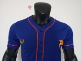 MLB barcelona Baseball Blue Jerseys  25-26