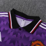 Manchester United Polo Fans Purple 1:1 Quality Soccer Jersey  25-26