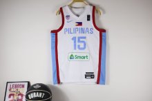 Philippines White #15  FAJARDO NBA Jerseys  2024
