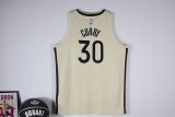 Golden State Warriors  Yollow #30 CURRY NBA Jerseys  25-26