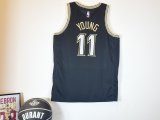 Atlanta Hawks  Black Retro  #11 YOUNG NBA Jerseys  2026