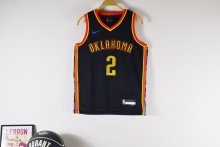 Oklahoma City Thunder  kids  Black #2 GILGEOUS- ALEXANDER  NBA Jerseys