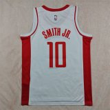 Houston Rockets White    #10 SMITH JR.  NBA Jerseys