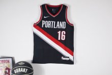 Portland Trail Blazers kids  Black   #16  YANG NBA Jerseys  25-26