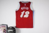 Memphis Grizzlies kids  Red #12  MORANT NBA Jerseys  25-26