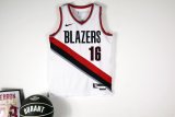 Portland Trail Blazers kids  White  #16  YANG NBA Jerseys  25-26