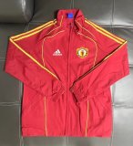 Manchester United Windbreaker  Red 1:1 Quality Soccer Jersey  25-26