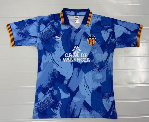 Retro Valencia  Away fans 1:1 Quality Soccer Jersey 1990-1991
