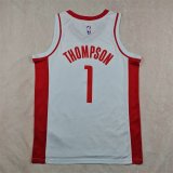 Houston Rockets White #1 THOMPSON  NBA Jerseys