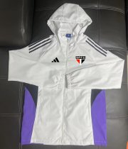 Sao Paulo  Windbreaker  White 1:1 Quality Soccer Jersey  25-26