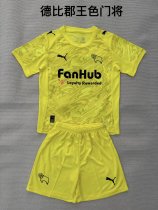 Derby County Goalkeeper Fans 1:1 Quality Soccer Jersey   25-26 (kids and man )