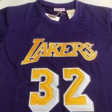 Los Angeles Lakers  Purple #32 JOHNSON  1:1 Quality NBA Jerseys