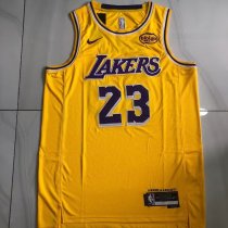 Los Angeles Lakers Yollow #23 JAMES  1:1 Quality NBA Jerseys  2025