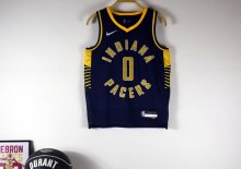 Indiana Pacers Blue Kids  #0 HALIBURTON 1:1 Quality NBA Jerseys