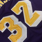 Los Angeles Lakers  Purple #32 JOHNSON  1:1 Quality NBA Jerseys
