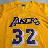 Los Angeles Lakers  Yollow #32 JOHNSON  1:1 Quality NBA Jerseys