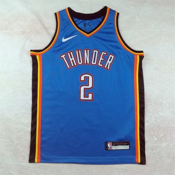 Oklahoma City Thunder  kids  Blue #2 GILGEOUS- ALEXANDER  1:1 Quality NBA Jerseys