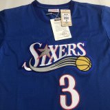Philadelphia 76ers  Blue #3 IVERSON  1:1 Quality NBA Jerseys