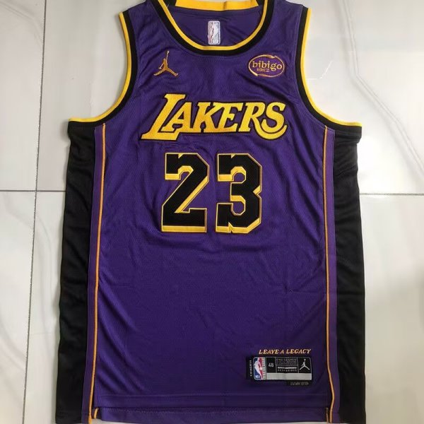 Los Angeles Lakers Purple #23 JAMES  1:1 Quality NBA Jerseys  2025