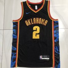 Oklahoma City Thunder Blue City Edition #2 GILGEOUS-ALEXANDER  1:1 Quality NBA Jerseys
