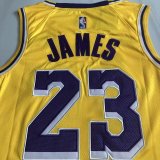 Los Angeles Lakers Yollow #23 JAMES  1:1 Quality NBA Jerseys  2025
