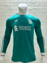 Liverpool Third Away Long Sleeve  player  1:1 Quality Soccer Jersey 25-26