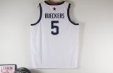 UCONN White #5 BUECKERS 1:1 Quality NBA Jerseys
