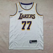 Los Angeles Lakers Kids White  #77 DONCIC 1:1 Quality NBA Jerseys