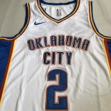Oklahoma City Thunder White  #2 GILGEOUS-ALEXANDER  1:1 Quality NBA Jerseys