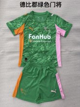 Derby County Goalkeeper Green Fans 1:1 Quality Soccer Jersey   25-26 (kids and man )