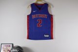 Detroit Pistons Kids  Blue  #2 CUNNINGHAM NBA Jerseys
