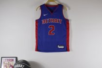 Detroit Pistons Kids  Blue  #2 CUNNINGHAM NBA Jerseys