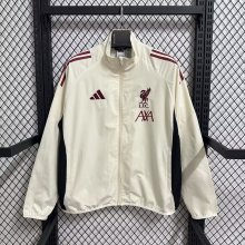Liverpool  Windbreaker  White 1:1 Quality Soccer Jersey  25-26