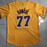 Los Angeles Lakers  Yollow #77 DONCIC 1:1 Quality NBA Jerseys