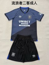 Rangers Third Kids  Fans 1:1 Quality Soccer Jersey   25-26 (kids and man )
