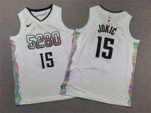 Denver Nuggets Kids City Edition #15 JOKIC 1:1 Quality NBA Jerseys 2025