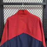 Barcelona Windbreaker  Blue 1:1 Quality Soccer Jersey  25-26