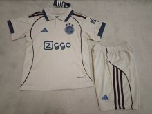 AJAX Third Away Kids  1:1 Quality Soccer Jersey   25-26